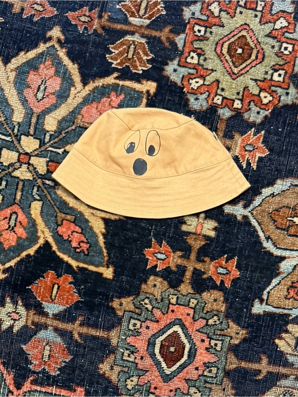 Bobo Choses Yellow Cartoon Face Bucket Hat